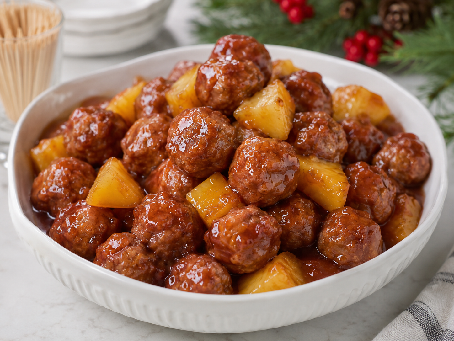 Grandma’s Famous Mini Cocktail Meatballs