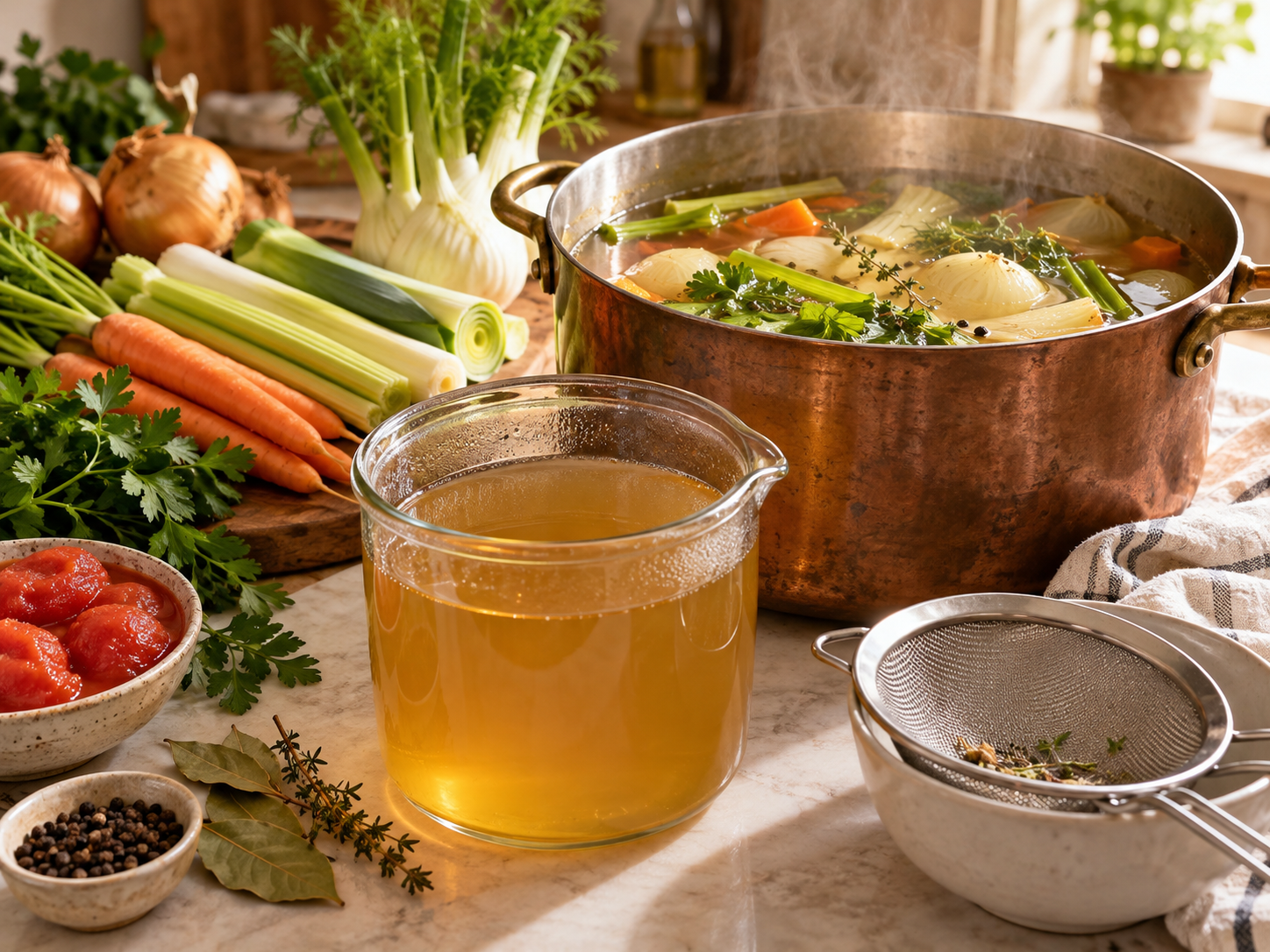 Italian-Style Vegetable Stock