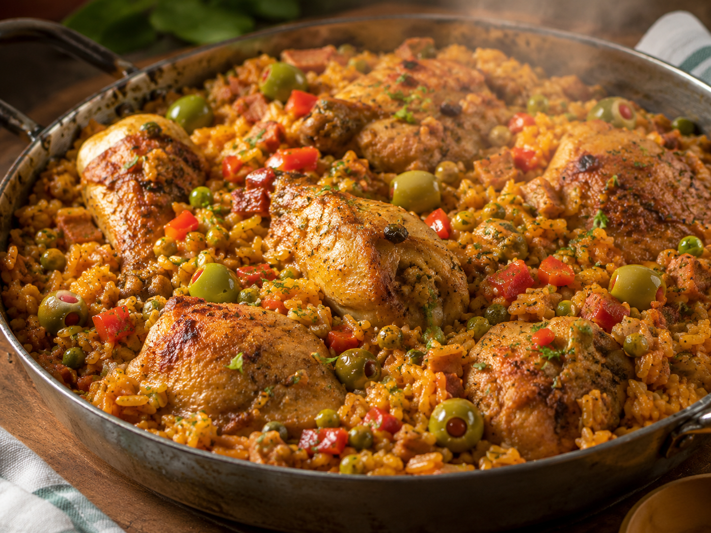 Puerto Rican Arroz con Pollo